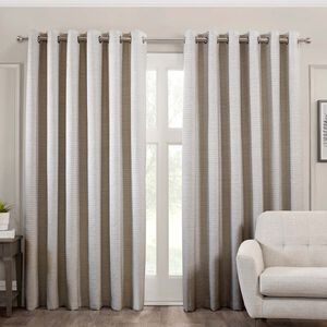 B/OUT & THERMAL WAFFLE WEAVE WHITE 66x54 Curtain