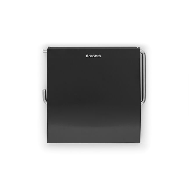 Brabantia Renew Black Toilet Roll Holder