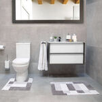 Boxes Grey Pedestal Mat 50cm x 50cm