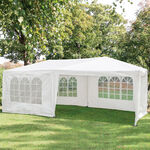 White Party Marquee Gazebo with 5 Walls