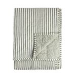 YARD HEBDEN STRIPE FOREST/ BAY GREEN 150x200cm Bedspread 