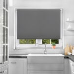 BAILEY & COLE BLACKOUT  90x160cm Roller Blind Grey