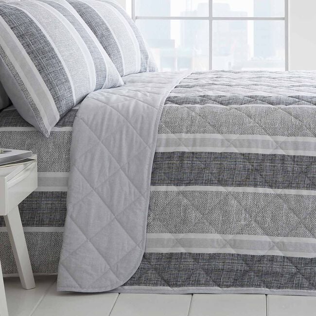 Nicole Day Ronan Bedspread 200cm x 220cm - Grey