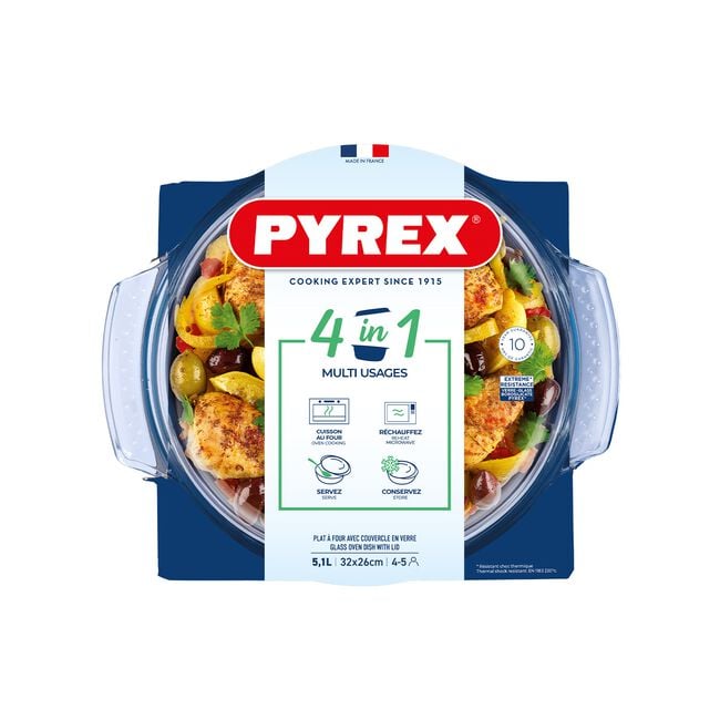Pyrex® Classic 5.1L Round Casserole Dish 
