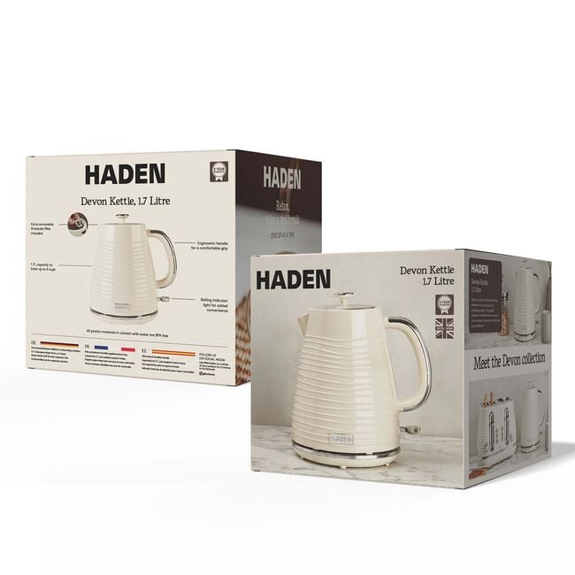 HADEN DEVON 1.7L CREAM Kettle