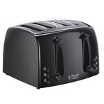 Russell Hobbs Textures 4 Slice Toaster - Black