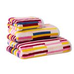 GEO STRIPE BERRY Hand Towel