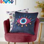 Deco Eye Cushion 45cm x 45cm - Multi