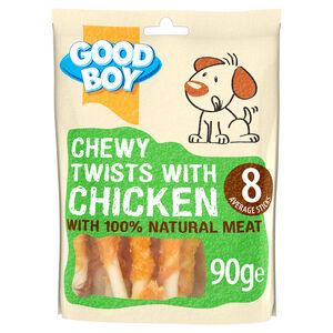 Good Boy Chewy Twists With Chicken 90g Dog Treat