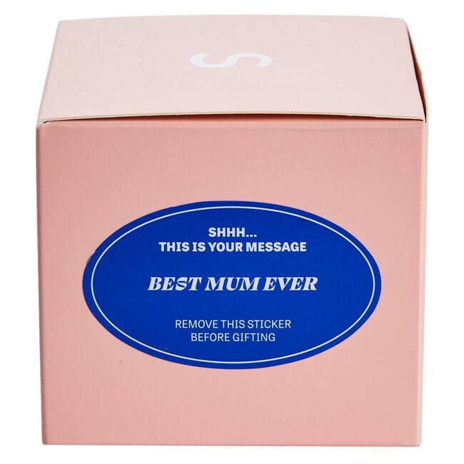 Hidden Message Best Mum Ever Candle 250g