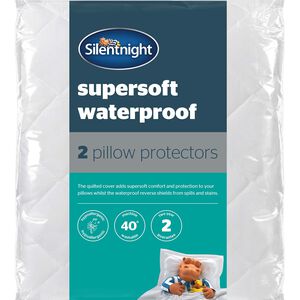 SILENTNIGHT SUPERSOFT WATERPROOF SINGLE Mattress Protector 