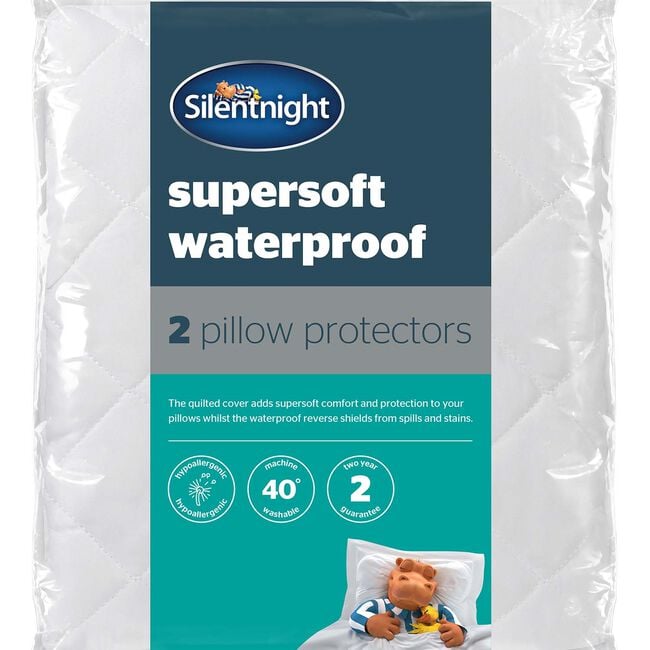 SILENTNIGHT SUPERSOFT WATERPROOF SINGLE Mattress Protector 
