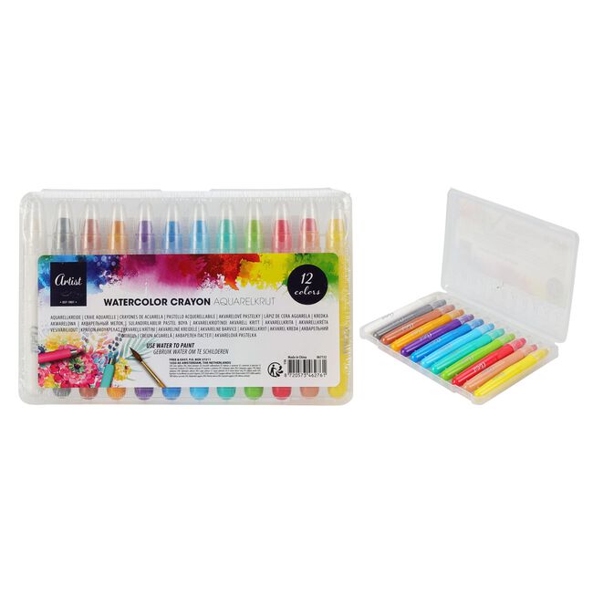 Artist Watercolour Crayons - Pack of 12