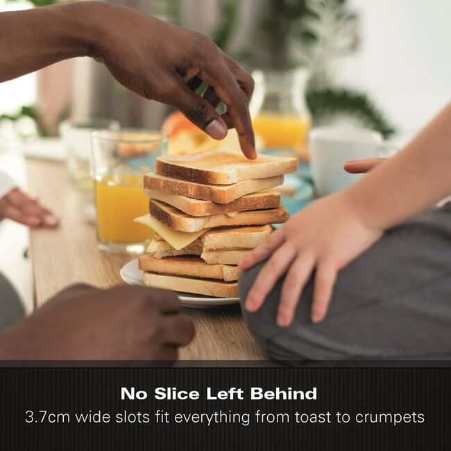 Hamilton Beach Stealth 2 Slice Black Toaster