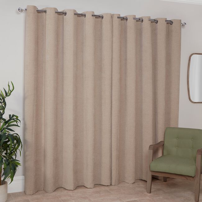 CHENILLE WAVE NATURAL 66x54 Curtain