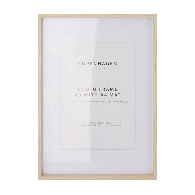 A4 COPENHAGEN NATURAL Photo Frame