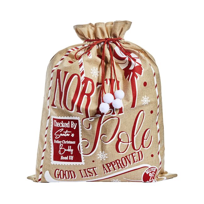 North Pole Gift Sack