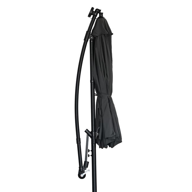 Cantilever Hanging Parasol Grey