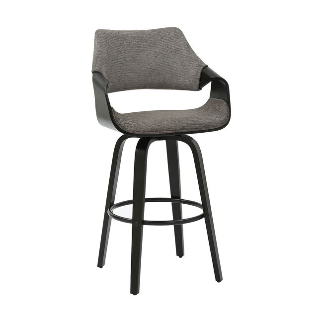 BECKETT Barstool Woven Grey