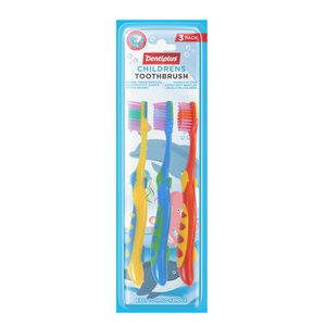 Denti-Brush Kids Toothbrush 3pk