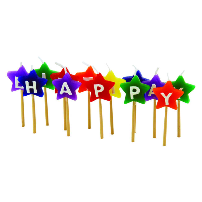Tala Happy Birthday Star Candles