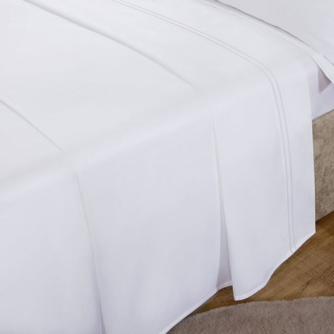 SK FLAT SHEET Lislea 500tc White