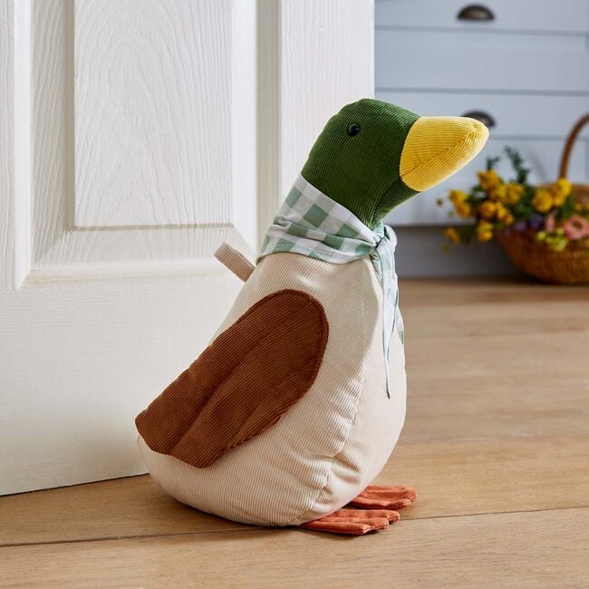 Mallard-Shaped Doorstop