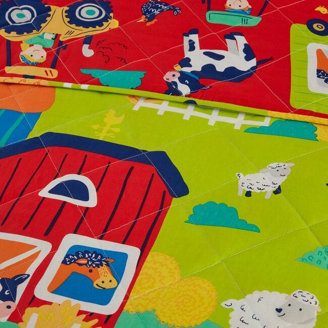 Sunny Daze Farm Bedspread 200cm x 220cm