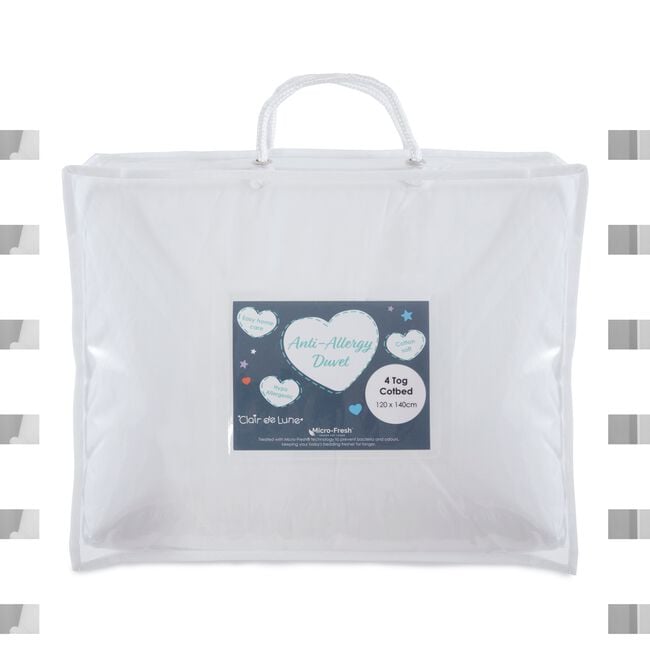 Clair De Lune Anti-Allergy Cot Bed 4 Tog Duvet