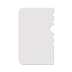 PME Patterned Edge 4 Piece Cake Scrapers