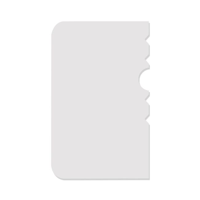 PME Patterned Edge 4 Piece Cake Scrapers