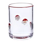 Jolly Sleigh Santa Glass