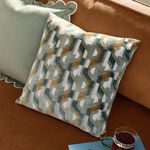 FURN METRO PRISM 45X45 GREEN Cushion