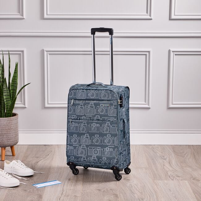 Medium Memories Lightweight Suitcase - Grey 