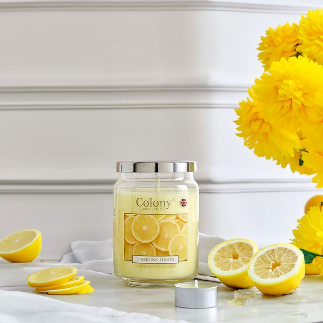 Colony Sparkling Lemon Candle Jar
