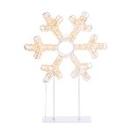 Warm White Snowflake Silhouette Light