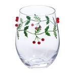 The Jolly Sleigh Holly Leaves Berries Tumbler