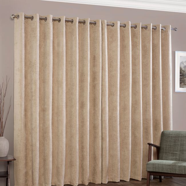 BLACKOUT & THERMAL RIBBED MINK 66x54 Curtain
