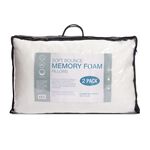 Soft Bounce Twin Pack Memory Foam Pillow