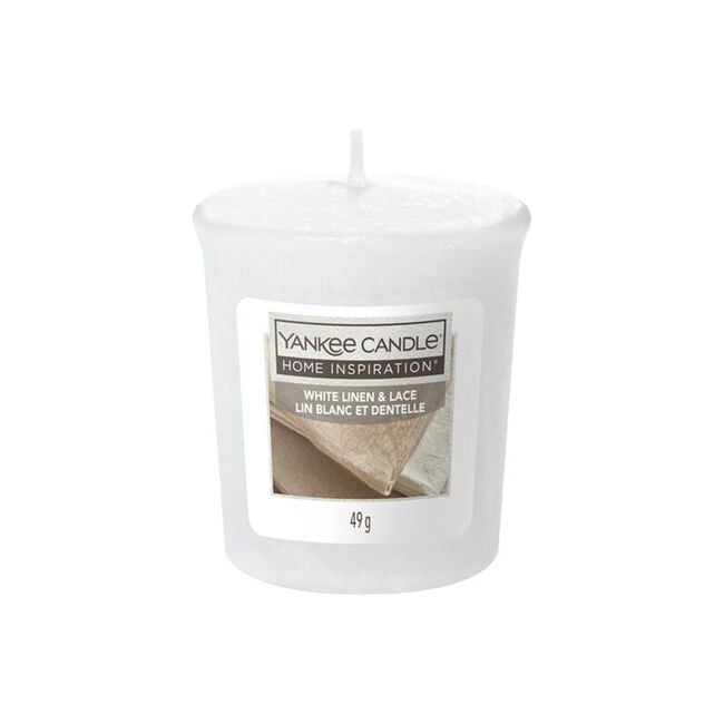 Yankee Candle White Linen And Lace Votive