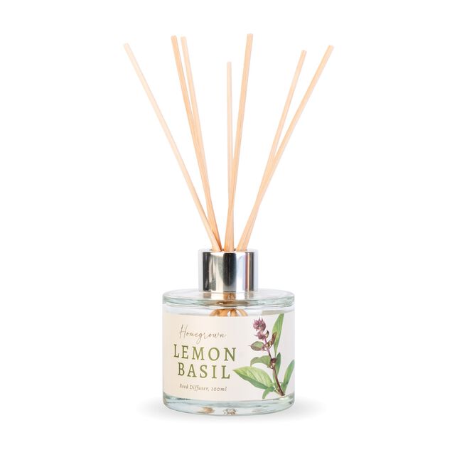 Wax Lyrical Home Grown 100ml Lemon Basil Diffuser