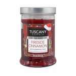 Tuscany 18oz Double Wick Candle Fireside Cinnamon