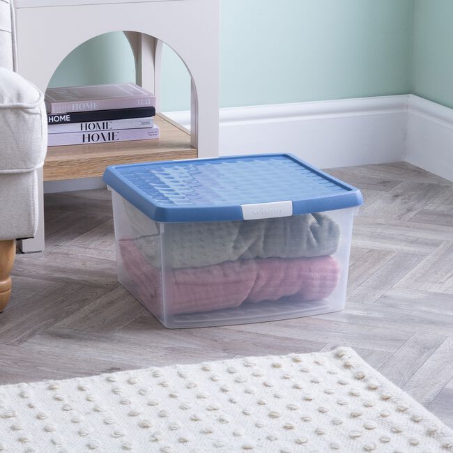 WHAM 25.5L BLUE CLIP TOP Box and Lid