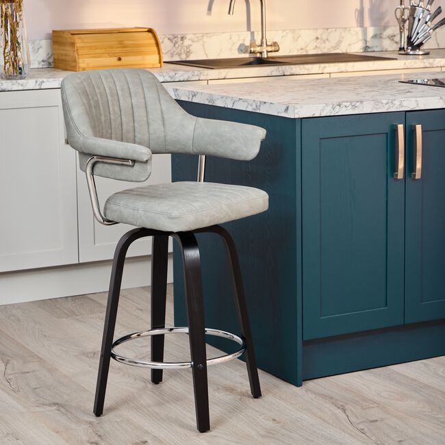 BEAMOUNT Barstool Light Grey