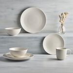 Abney & Croft Embossed Ribbed 16 Piece Dinner Set