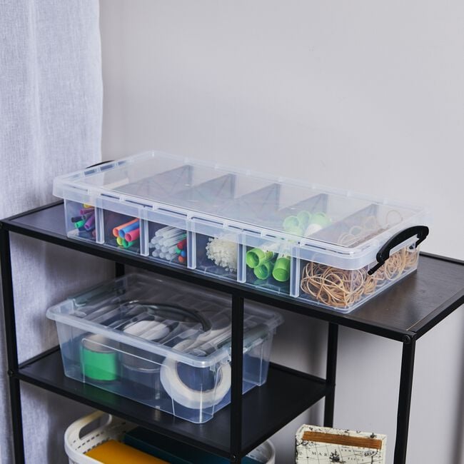 9L 5 Division Clear Storage Container