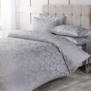 DOUBLE DUVET COVER Inniskeen Jacquard Silver