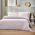 KING DUVET COVER Waffle Blush