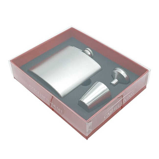 Cashel Living 4 Piece Hip Flask Set