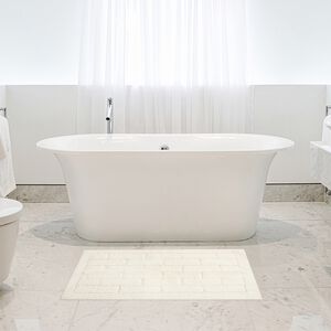 COTTON BRICK CREAM 50x80 Bath Mat